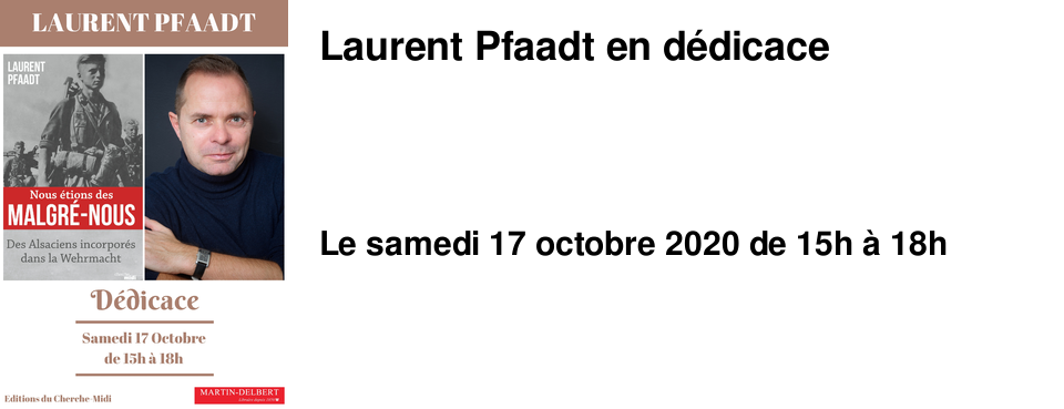 Laurent Pfaadt en d�dicace
