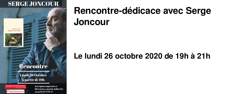 Rencontre-d�dicace avec Serge Joncour
