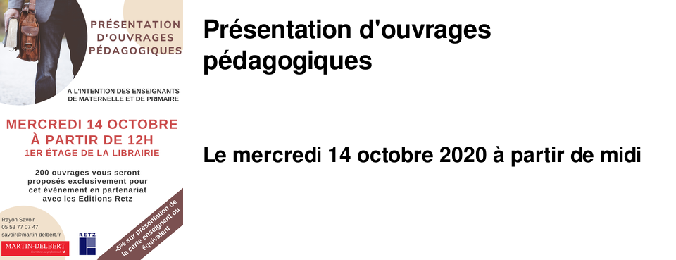 Pr�sentation d'ouvrages p�dagogiques