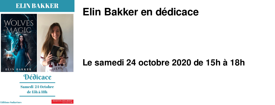 Elin Bakker en d�dicace