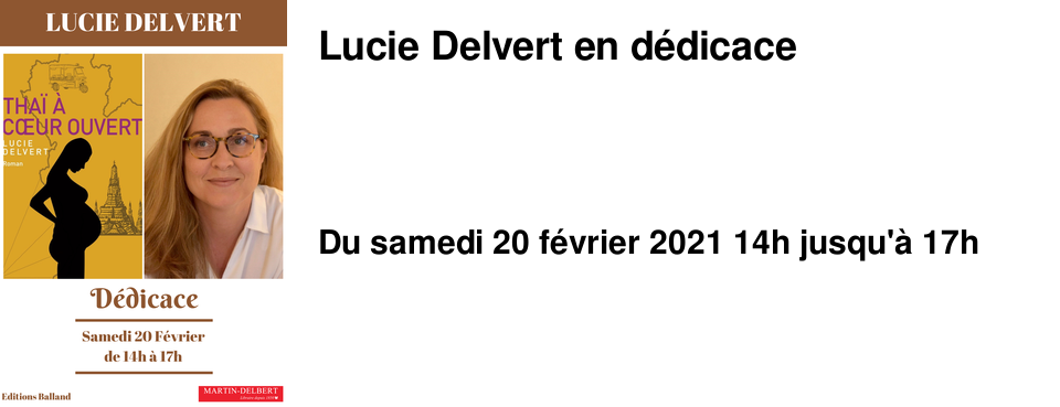 Lucie Delvert en d�dicace